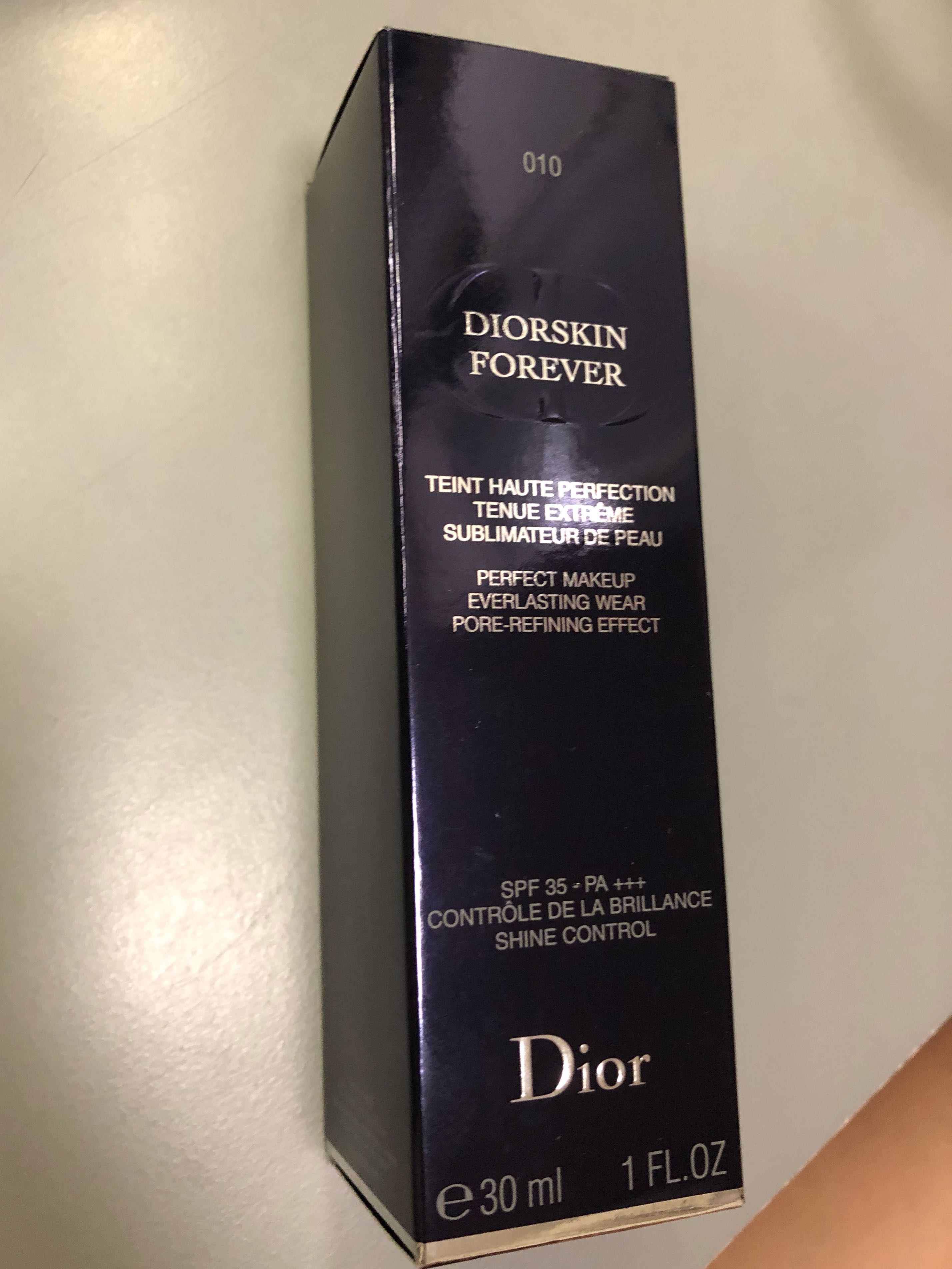 dior forever foundation 010