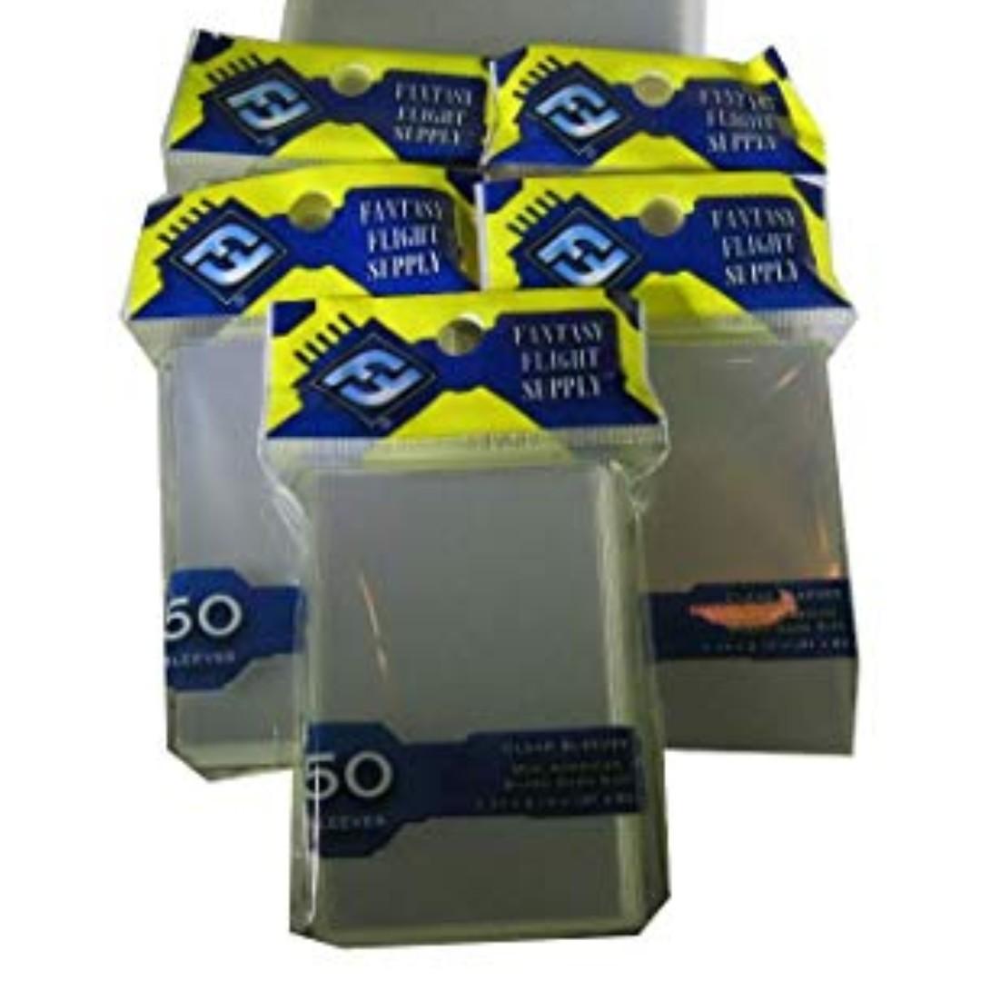 fantasy flight mini american card sleeves Card Sleeves (50x sleeves (1 pack), Clear Std American (57x89mm)