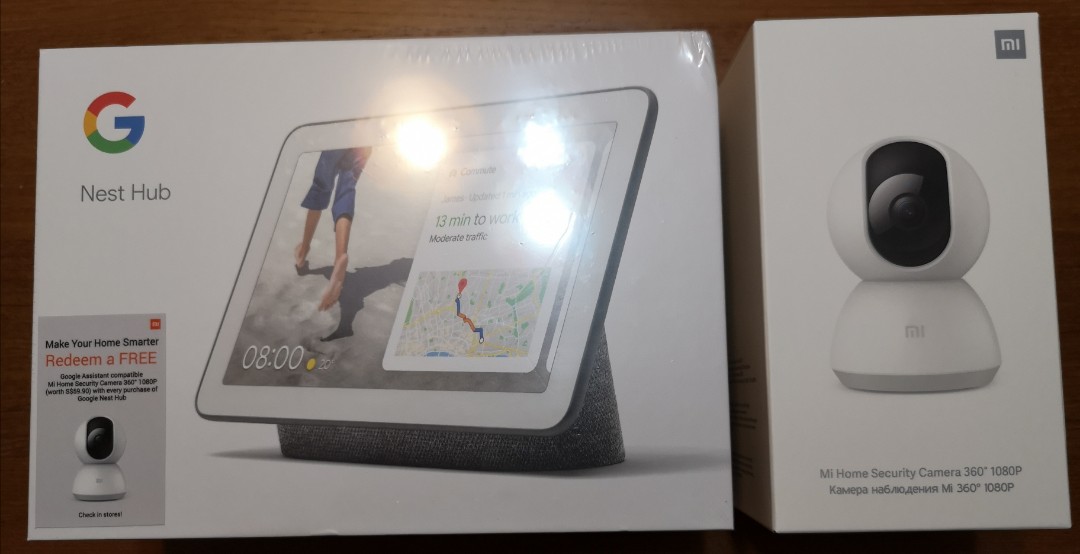 Google Nest Hub Mi Home Security Camera Electronics Others On Carousell