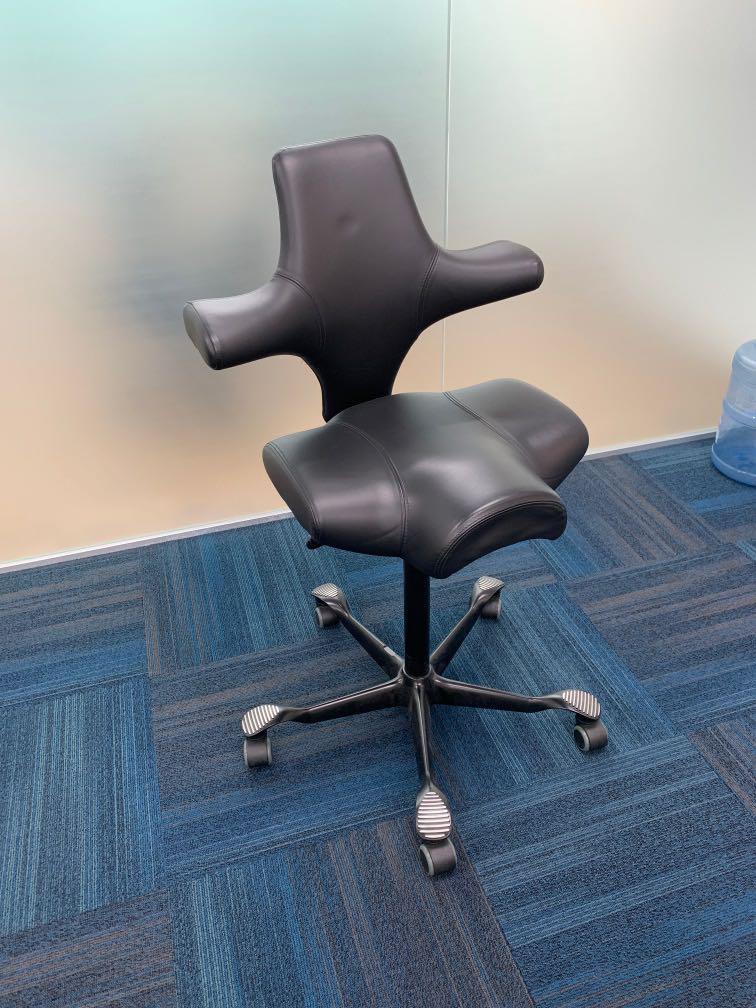 Hag capisco leather office chair Furniture Home Living