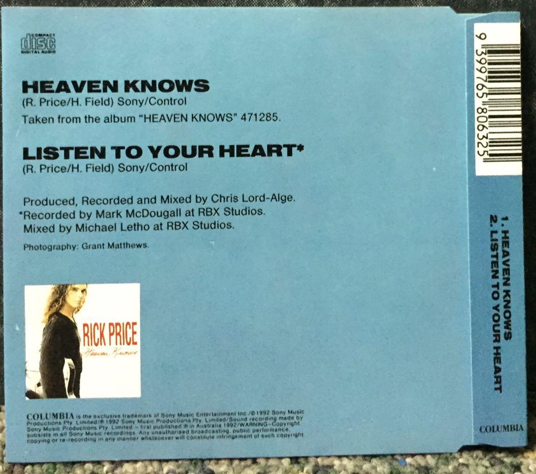 Heaven Knows Rick Price Cd Single Music Media Cds Dvds Other Media On Carousell After updating the bios i noticed my temperatures were going to 100 degrees under load, which is very strange. carousell