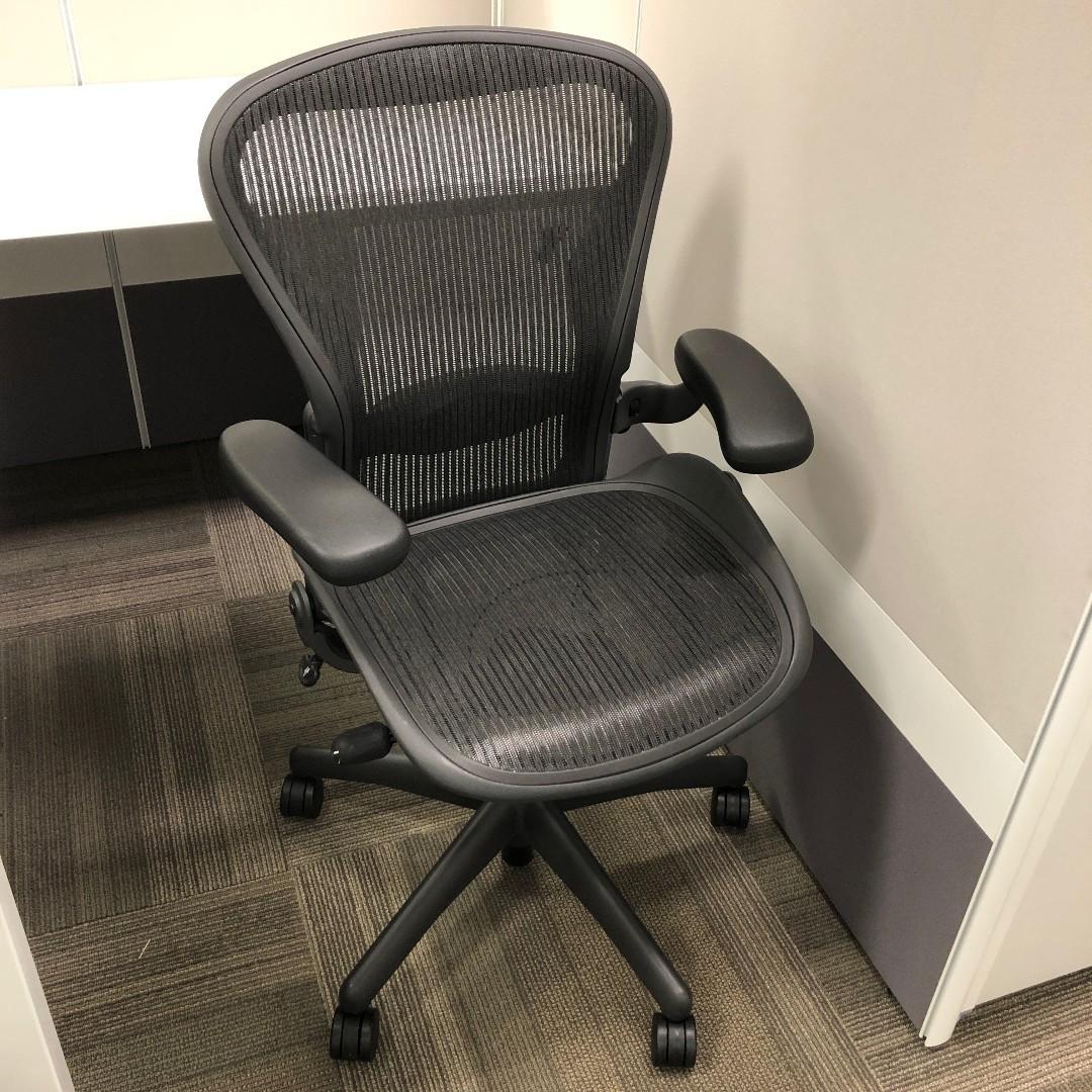 Herman Miller Aeron Office Chair 60 Off W Warranty Sz B