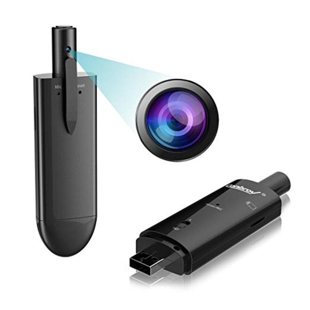 Hidden Spy Pen Camera, Conbrov 720P HD Portable Mini Body Camera Video ...