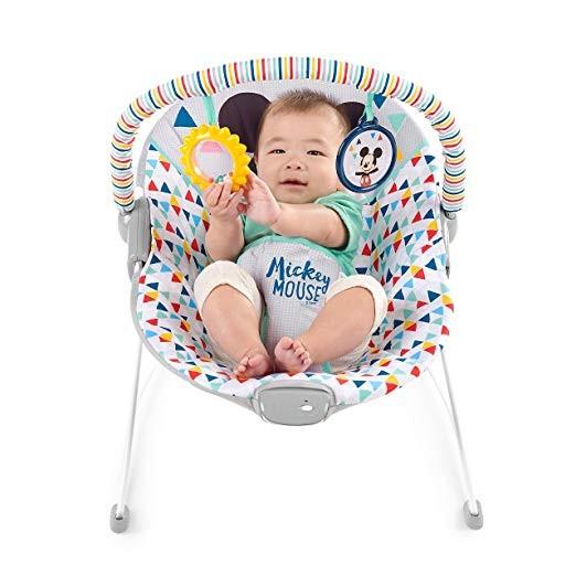 IN STOCK] Disney Mickey Mouse Happy Triangles Cradling Bouncer
