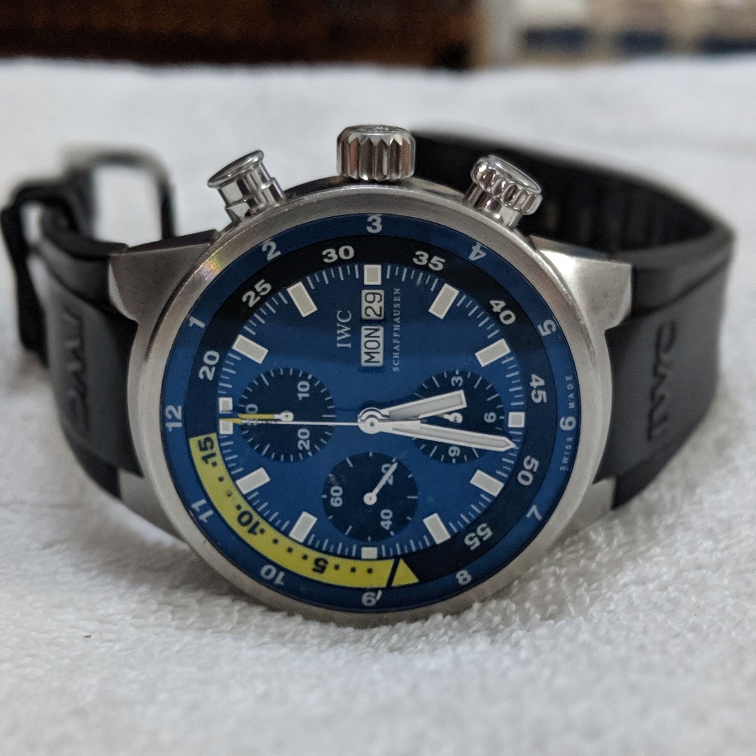 IWC Aquatimer Chronograph Tribute to Calypso Men s Fashion