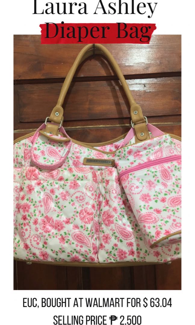 Laura ashley floral diaper bag outlet