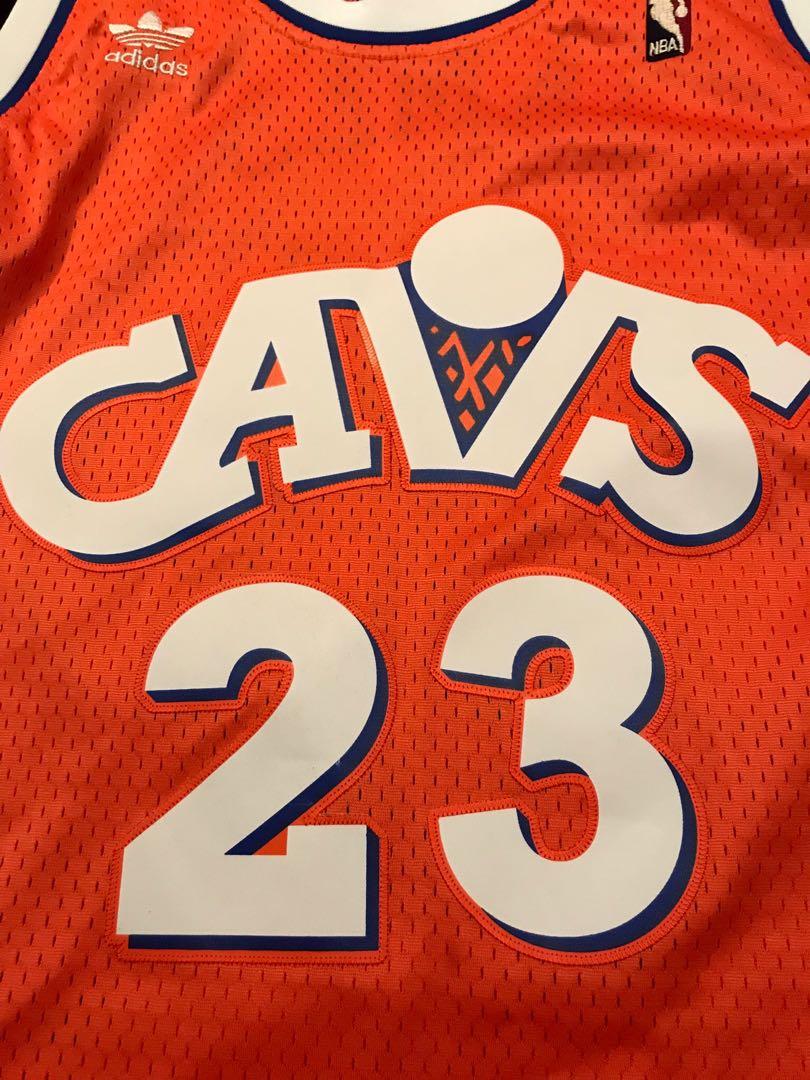 orange lebron cavs jersey