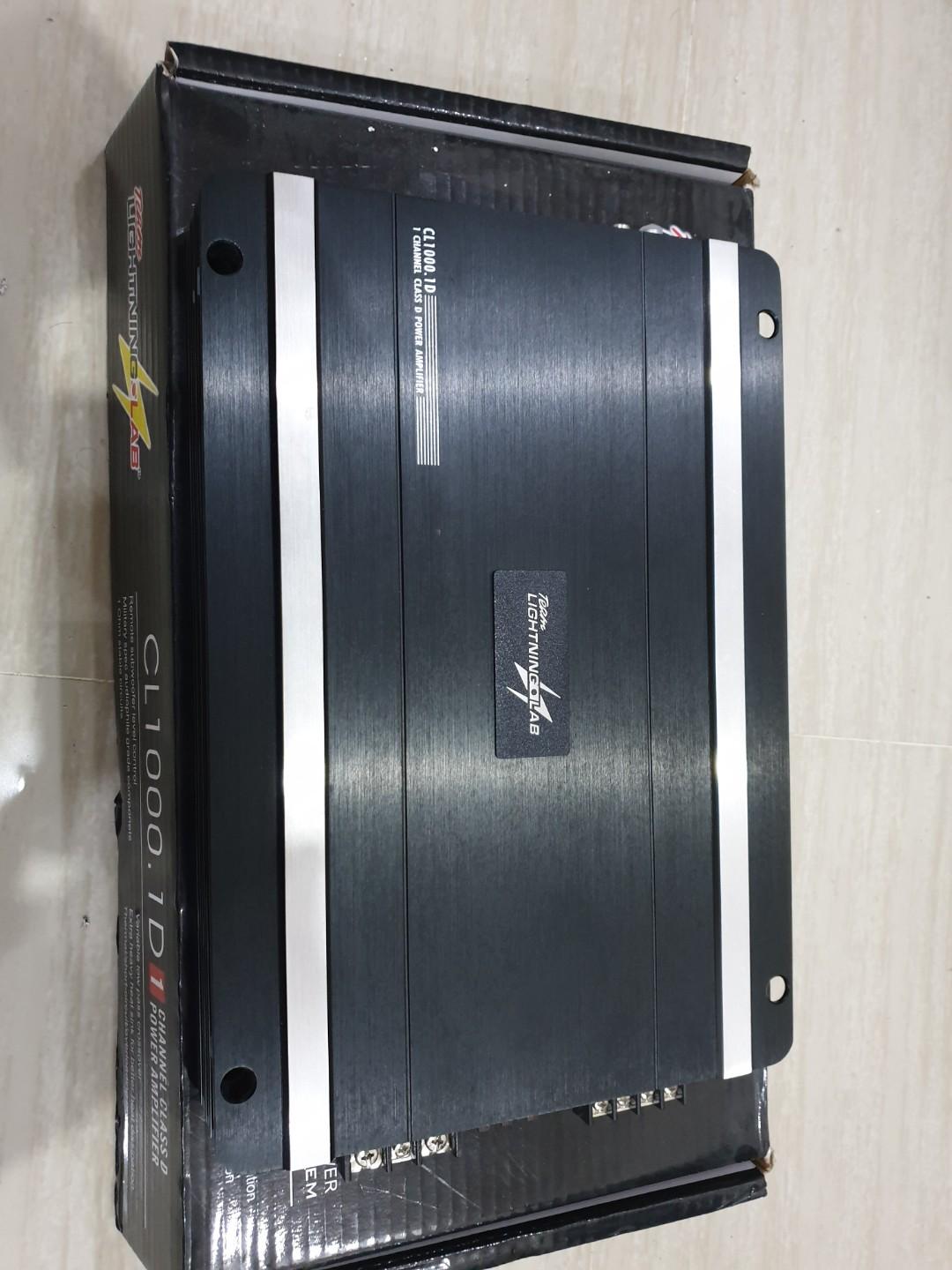 Lightning Lab Mono Amplifier CL 1000.1D, Car Parts & Accessories, Audio