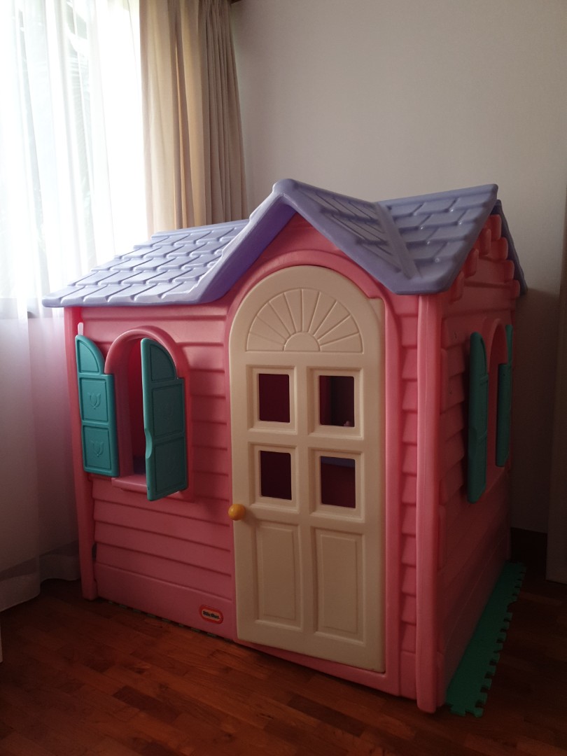 little tikes house pink