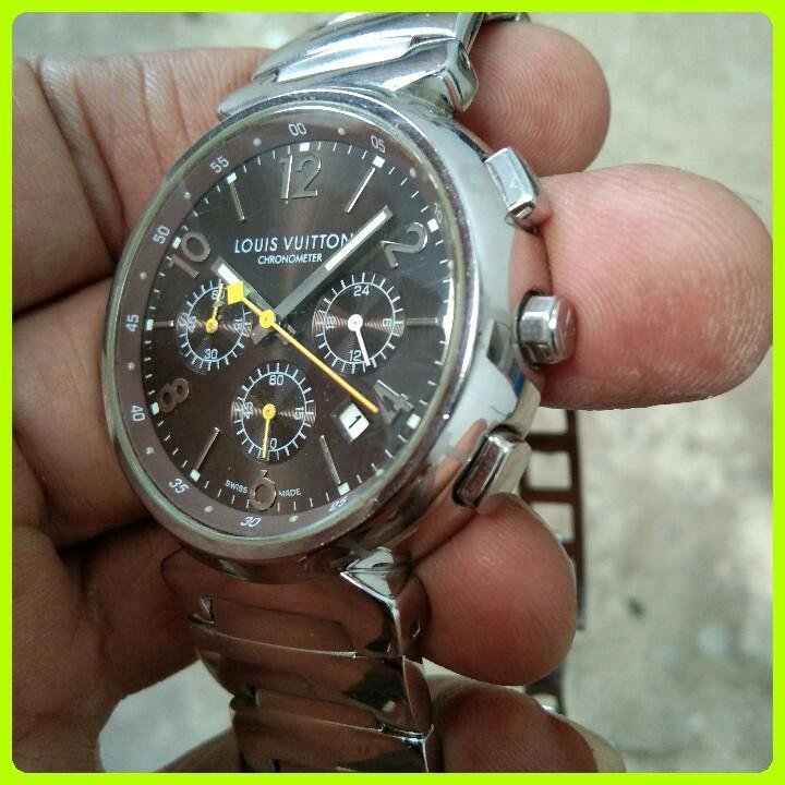 Jual Jam Tangan Louis Vuitton xx050-000 Chronometer Swiss Made di lapak DIY  5 STORE