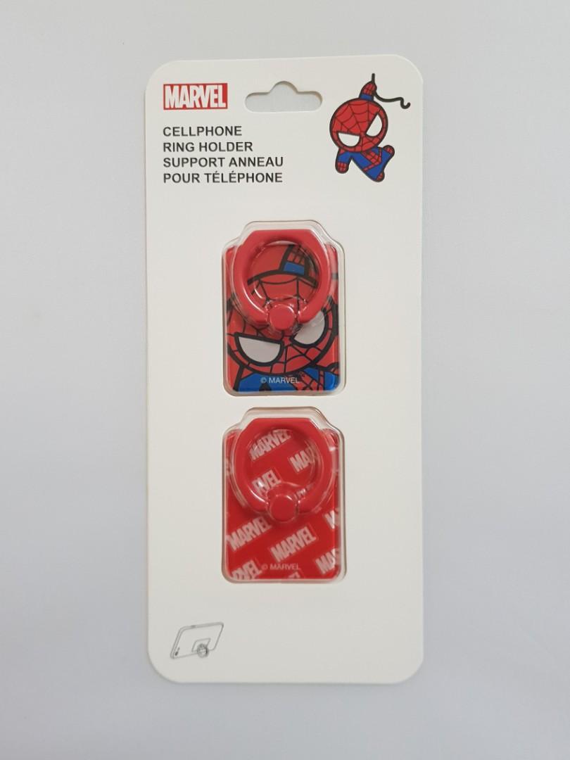 Marvel Avengers Spiderman Cellphone Handphone Ring Holder Mobile Phones Tablets Mobile Tablet Accessories Mobile Accessories On Carousell