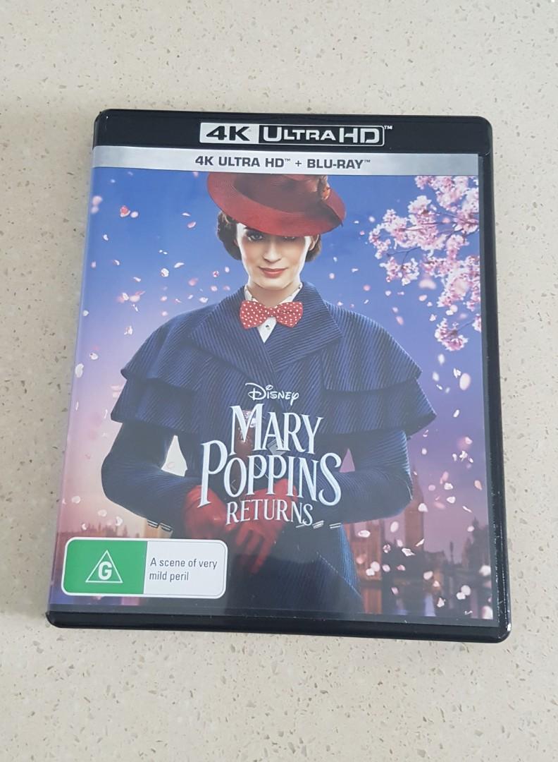 Mary Poppins Returns Uhd 4k Bluray On Carousell