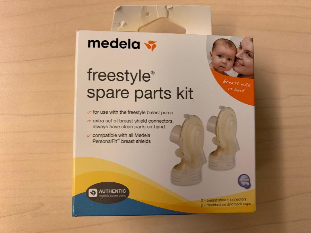 Medela freestyle spare parts kit 接駁器, 兒童＆孕婦用品, 護理及餵哺, 護理及餵哺 母乳及奶瓶