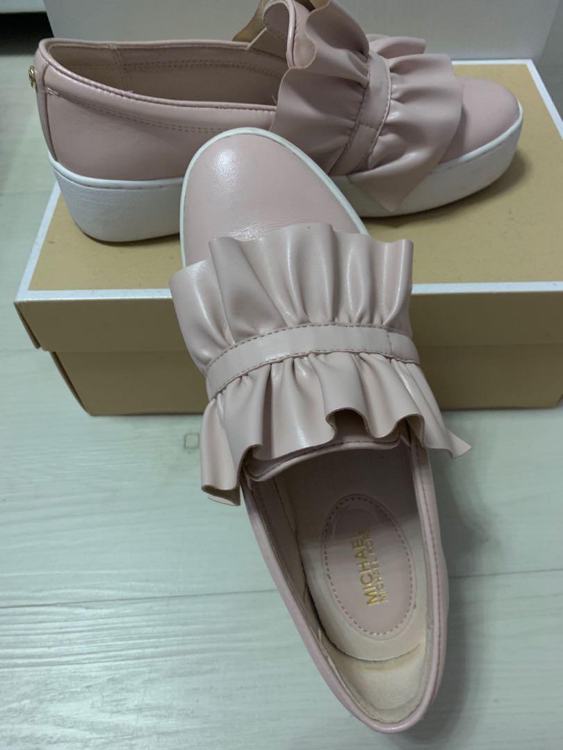 Michael Kors Bella Slip on Sneakers platform in Soft pink