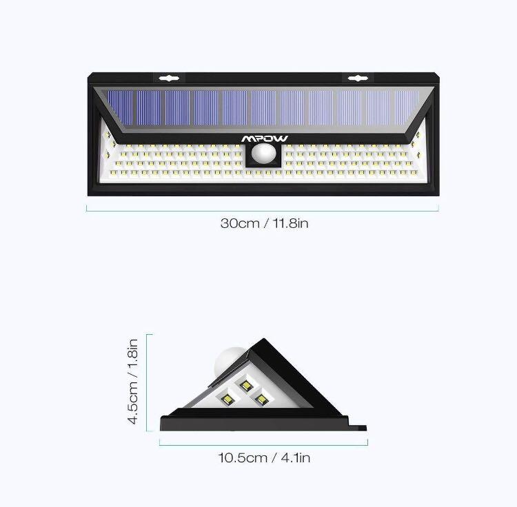 Mpow 102 led solar hot sale lights
