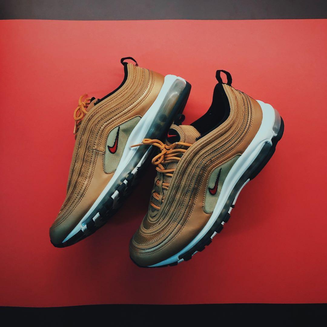 nike air max 97 gold for sale