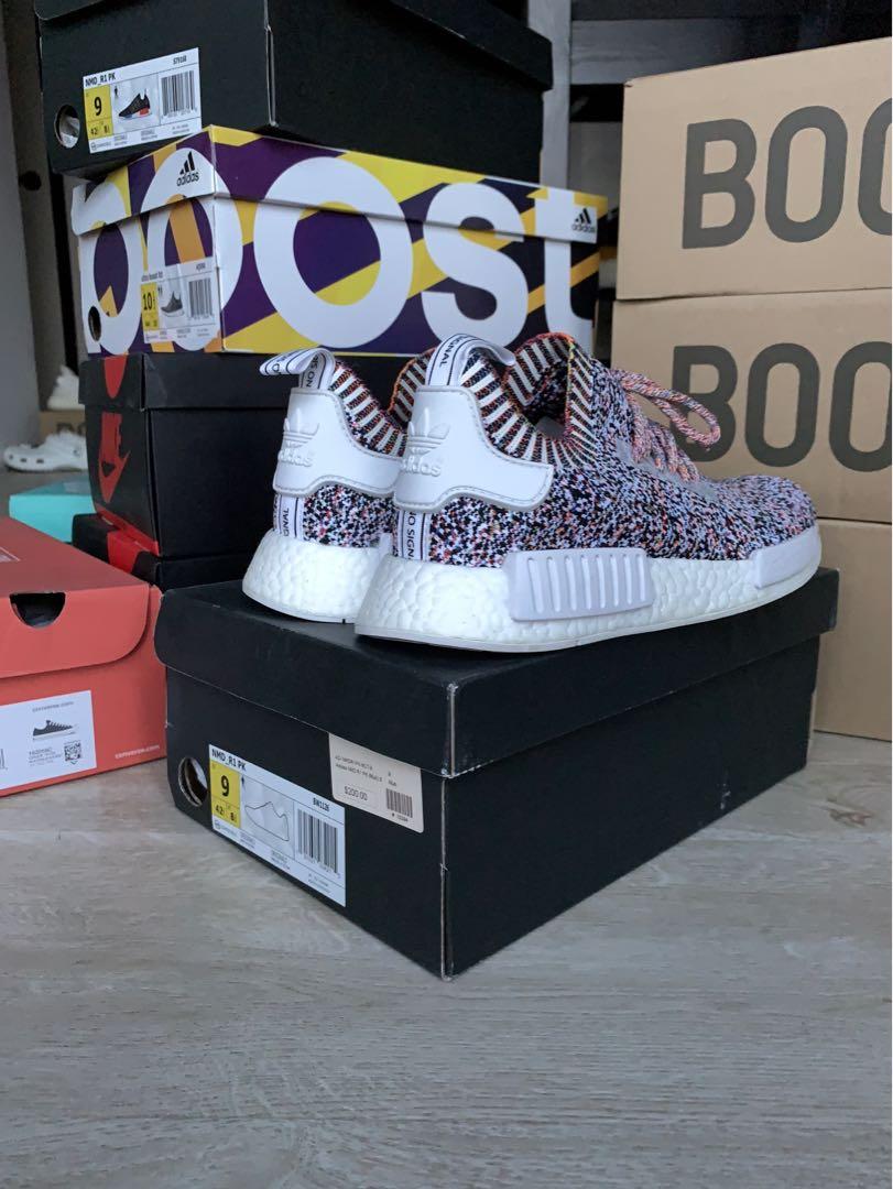 Adidas nmd r1 colour static rainbow sales