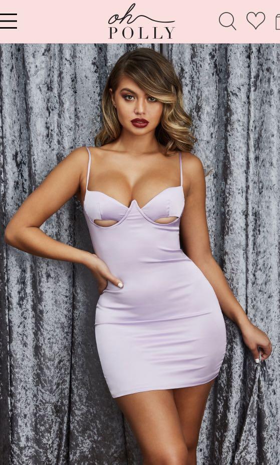 Lilac oh polly dress Clearance