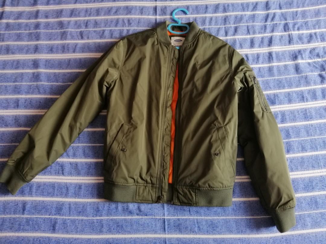 Navy green jacket clearance