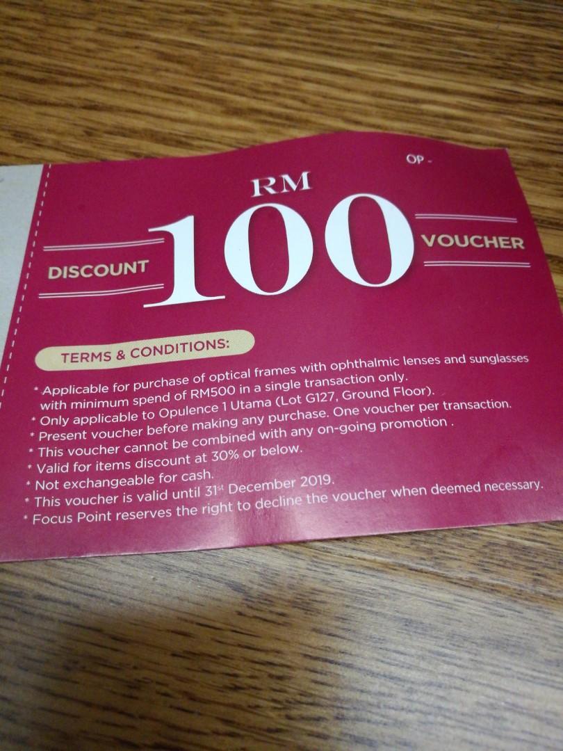 Opulence Optic store voucher, Tickets & Vouchers, Store Credits on