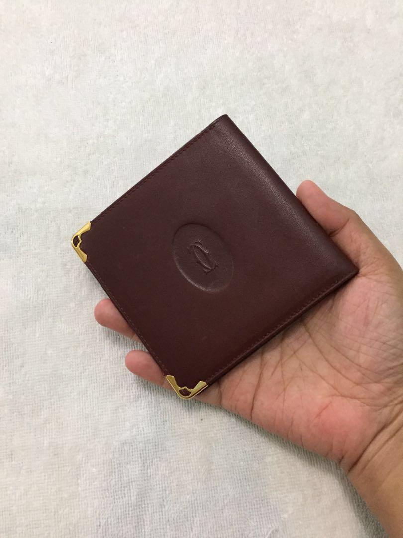 Original Cartier men s wallet preloved Men s Fashion Watches Accessories Wallets Card Holders on Carousell