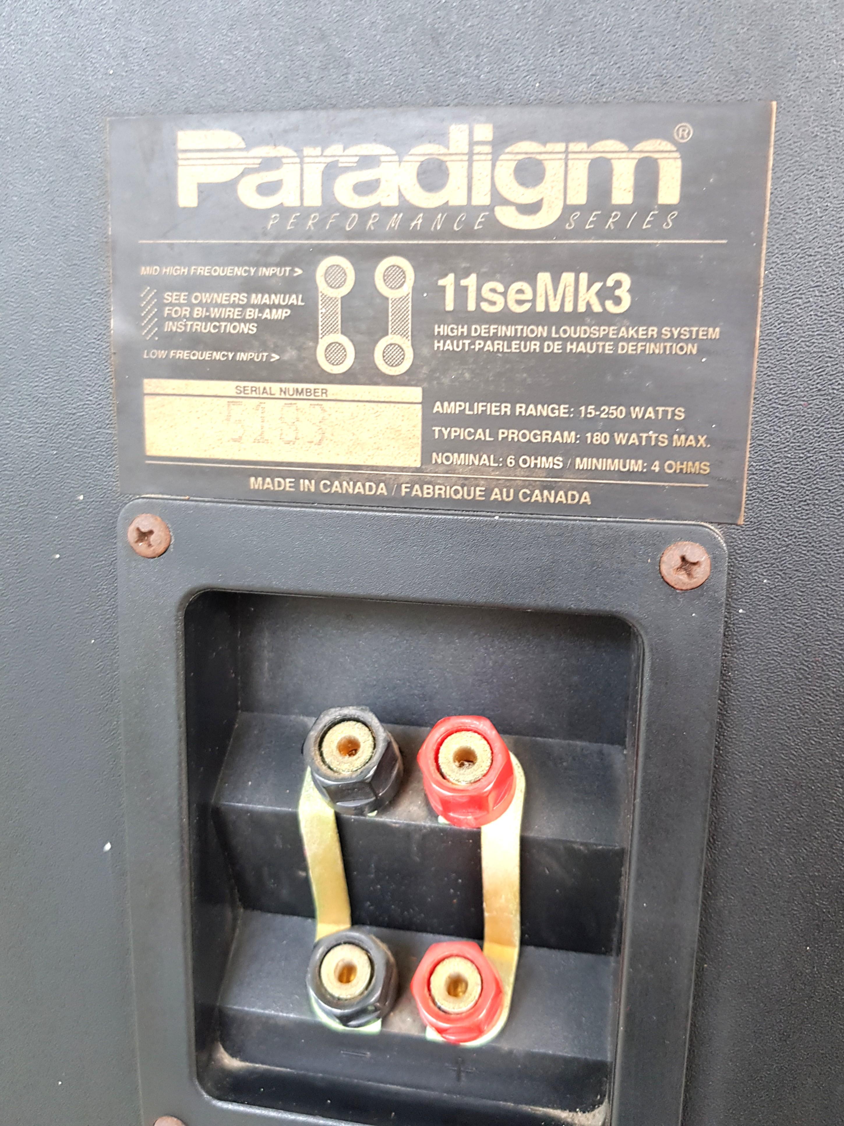 Paradigm speaker. 11 se mk3, Audio, Soundbars, Speakers & Amplifiers on