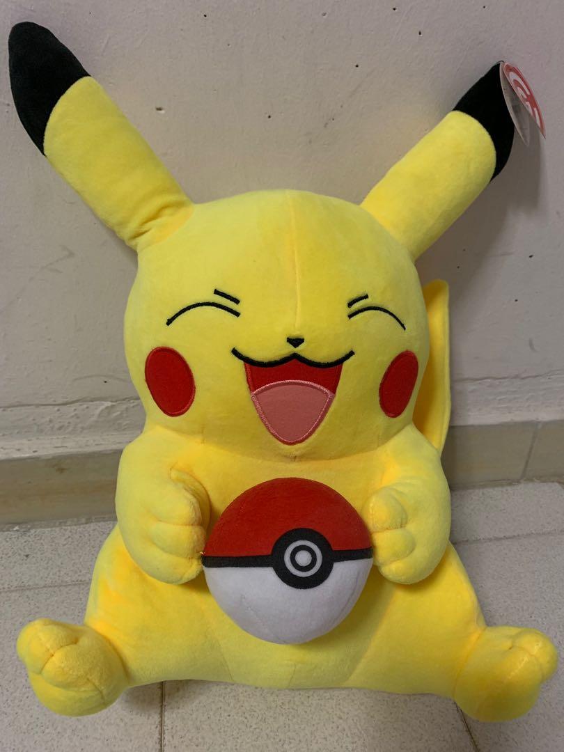 Pikachu Soft Toy, Hobbies & Toys, Toys & Games on Carousell