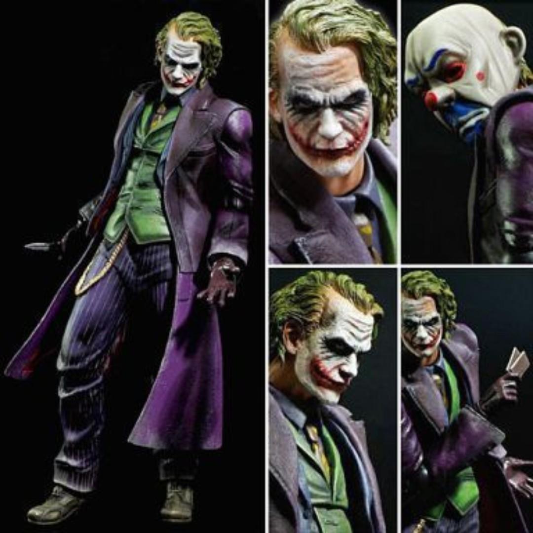 Play Arts Kai The Dark Knight Joker Heath Ledger Hobbies And Toys Toys And Games On Carousell