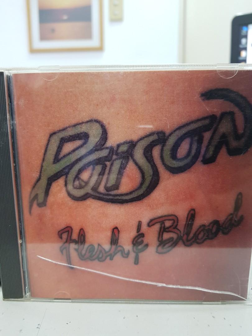 Poison Cd Flesh And Blood Glam Rock Music Media Cd S Dvd S Other Media On Carousell