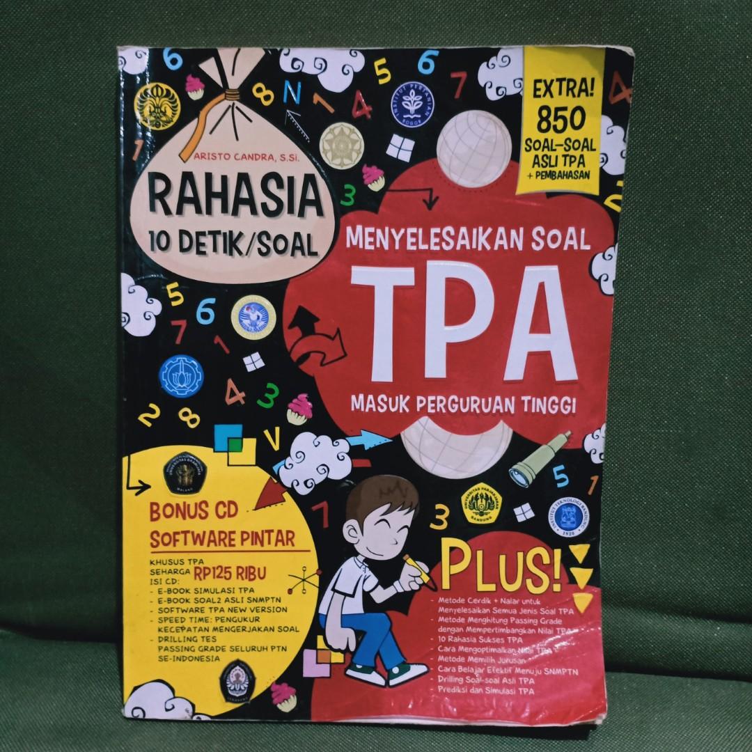 Preloved Buku Soal Tes Psikotes Tpa Usm Stan Dan Un Sma Ipa Buku Alat Tulis Buku Pelajaran Di Carousell