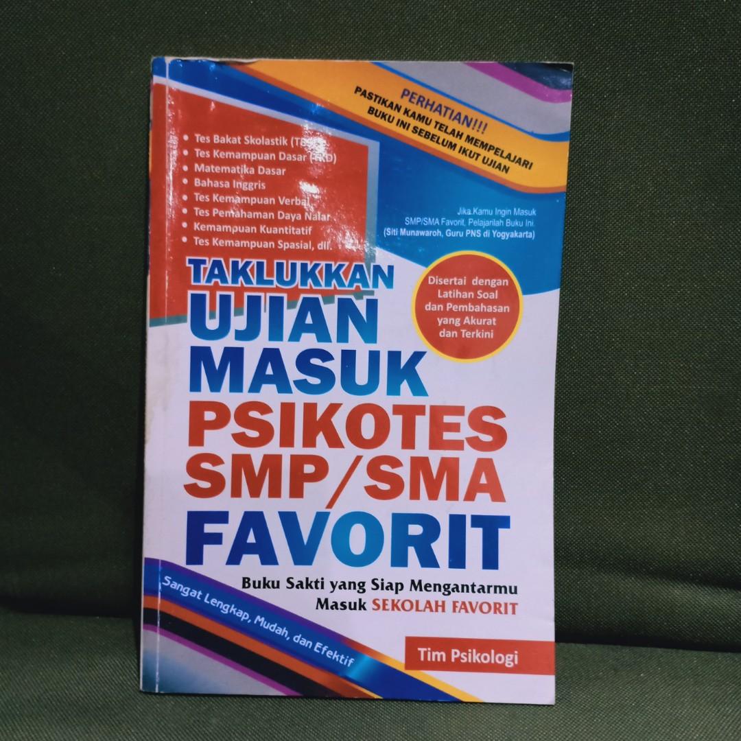 Preloved Buku Soal Tes Psikotes Tpa Usm Stan Dan Un Sma Ipa Buku Alat Tulis Buku Pelajaran Di Carousell