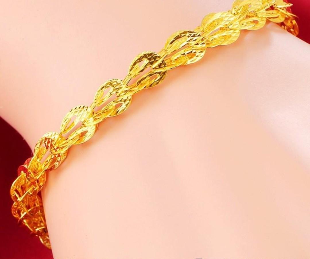916 Gold Bracelet Women S Fashion Jewelry Organisers Bracelets On Carousell