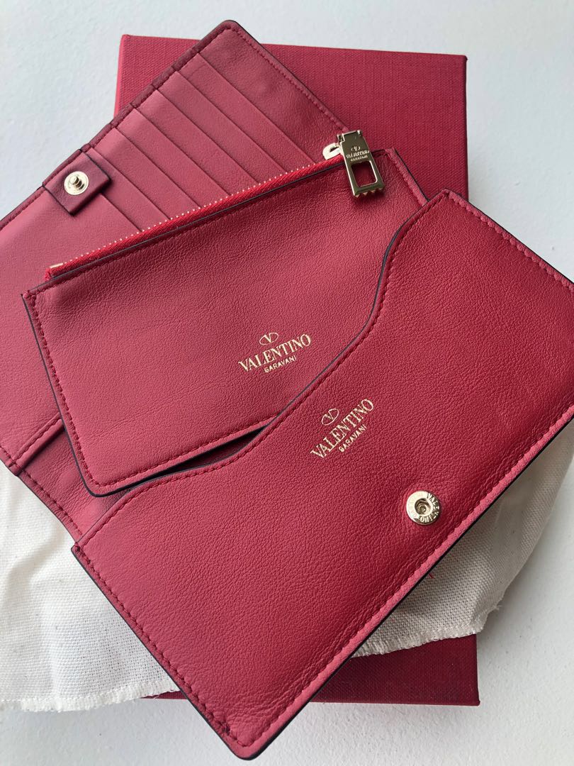 red valentino wallet