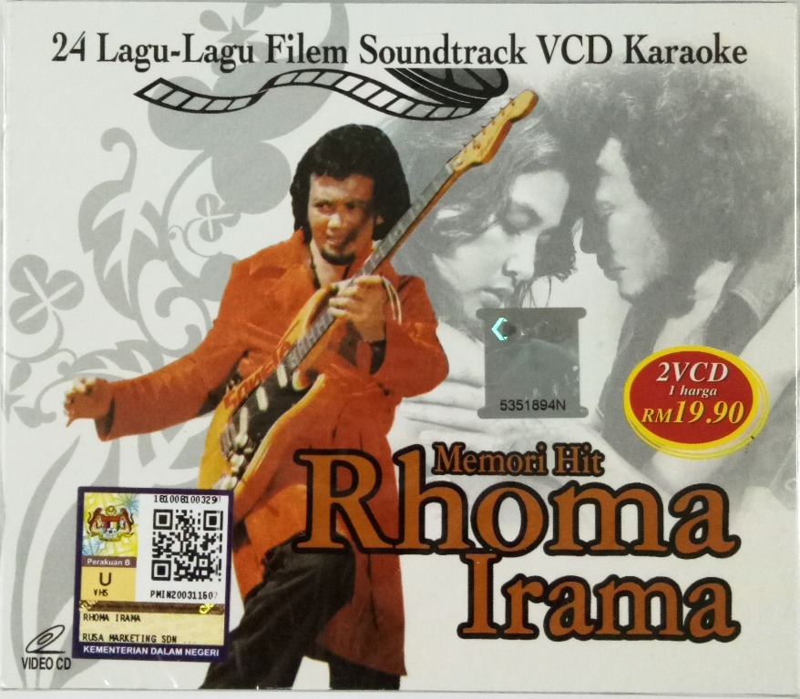 Rhoma Irama Memori Hit 24 Lagu Lagu Filem Soundtrack Vcd Mtv