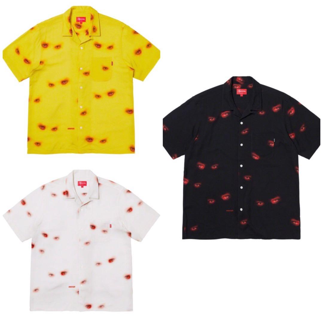 supreme eyes rayon shirt