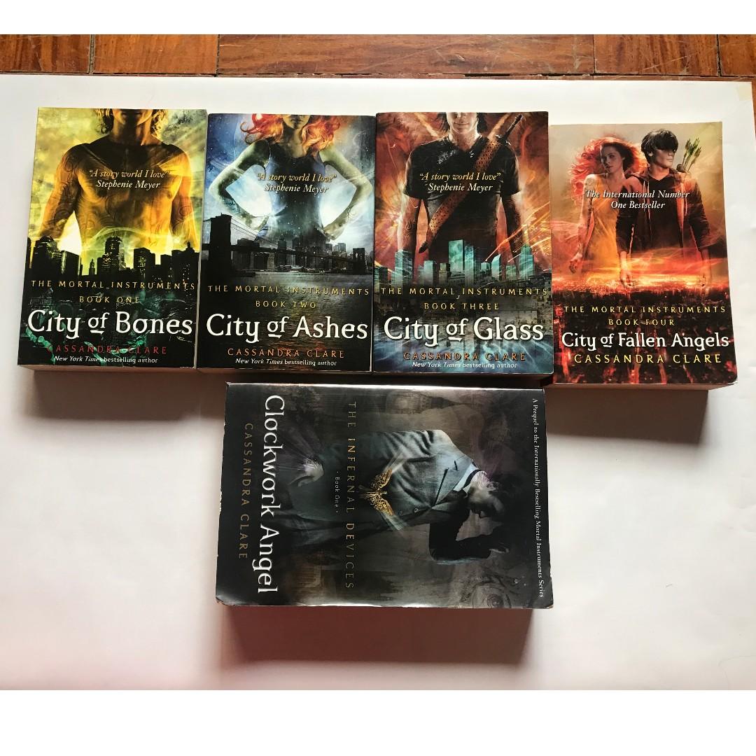 The Mortal Instruments Book 1 2 3 4 Clockwork Angel By