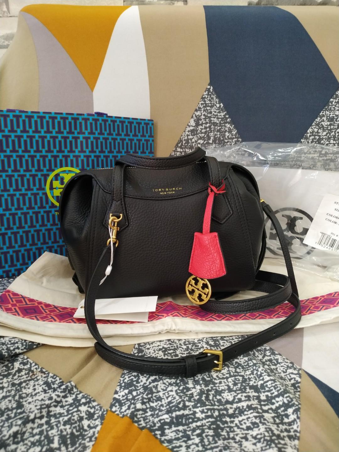 Tory burch perry satchel sales large