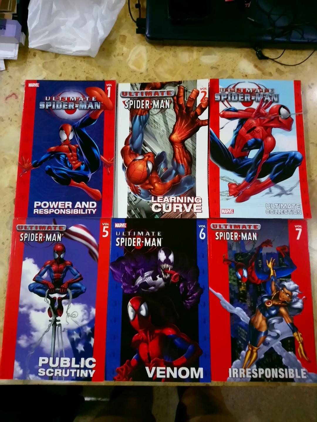 Ultimate Spider-man Vol 1 to 7, Hobbies & Toys, Memorabilia