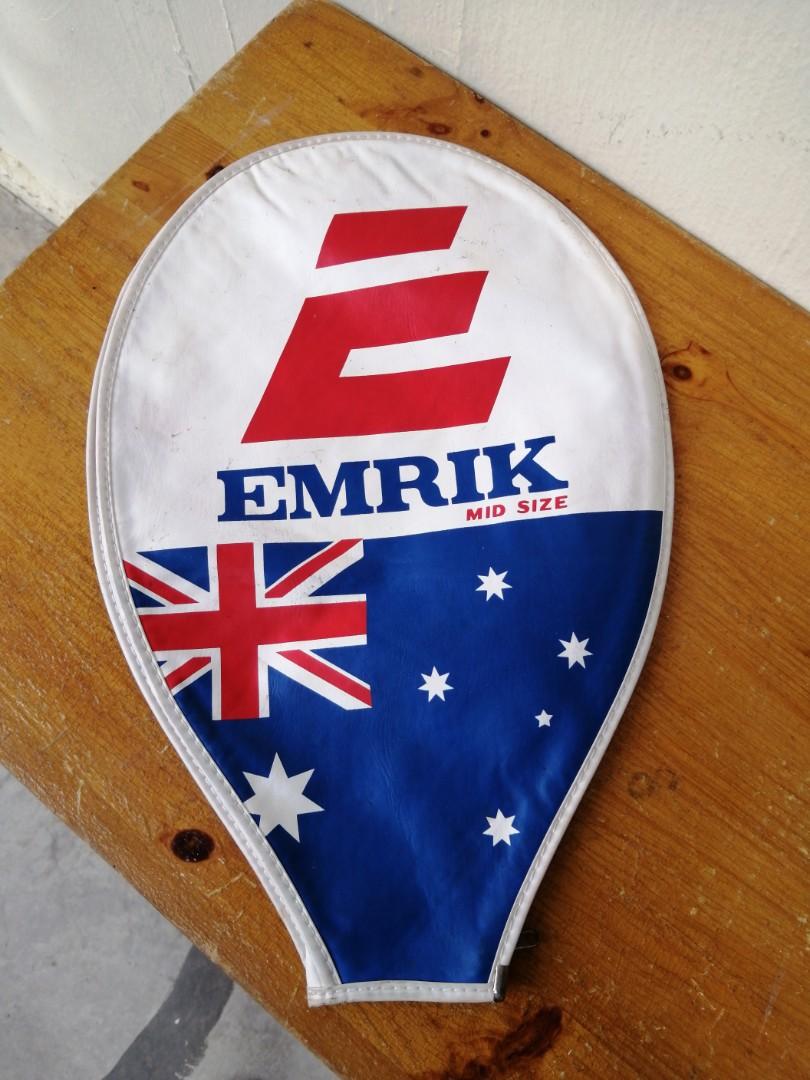 Vintage Emrik Tennis Tennis Racket Cover, Hobbies & Toys, Memorabilia ...