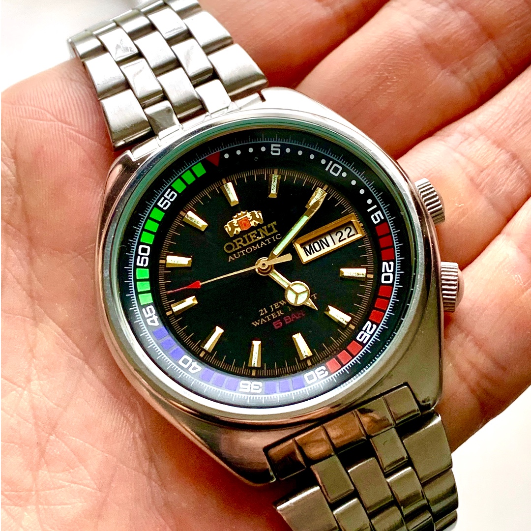 Vintage Orient 21 Jewels Automatic Diver s Men s Fashion Watches