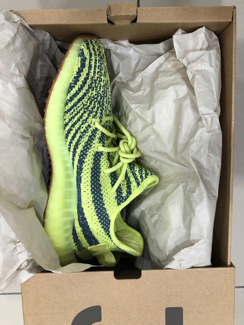 Adidas Yeezy Semi Frozen Yellow Men s Fashion Footwear Sneakers on Carousell