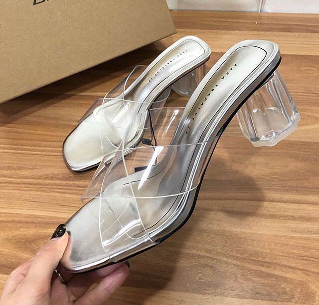 Zara Transparent Heels