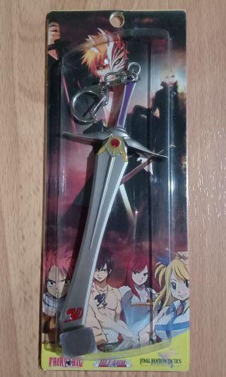 Fairy Tail Erza Scarlet Sword Keychain
