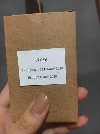 Organic rose soap