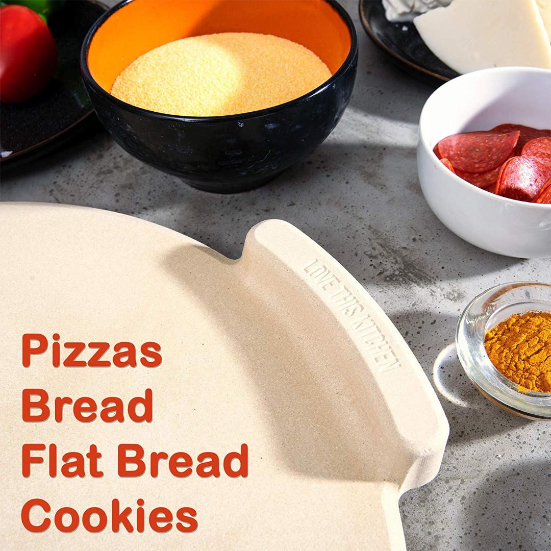 493 The Ultimate Pizza Stone for Oven & Grill. 16 inch Round Baking