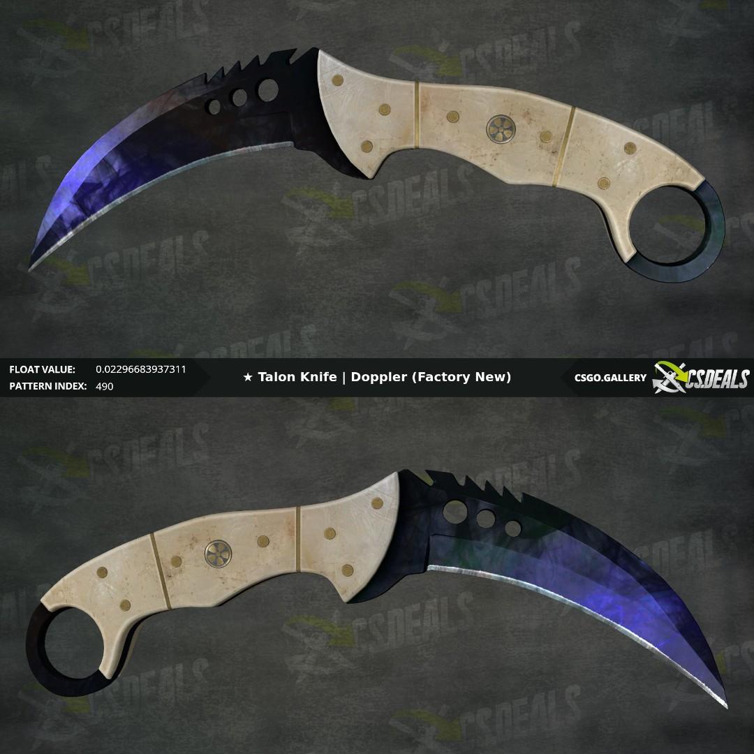 [60] MARKET CSGO TALON KNIFE DOPPLER, Video Gaming, Gaming Accessories