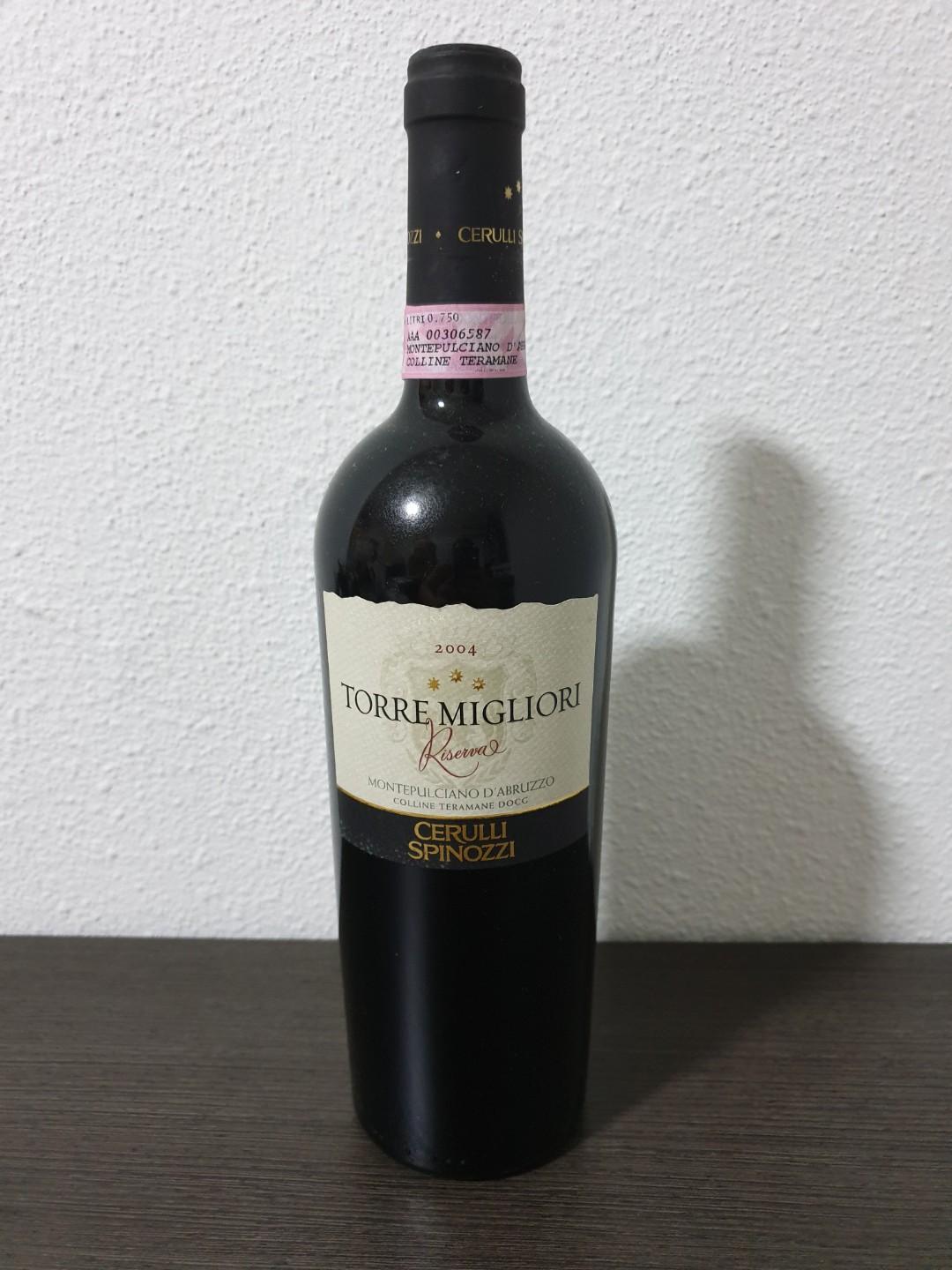 Cerulli Spinozzi Torre Migliori Montepulciano D Abruzzo Colline Teramane Docg 2004 Food Drinks Beverages On Carousell