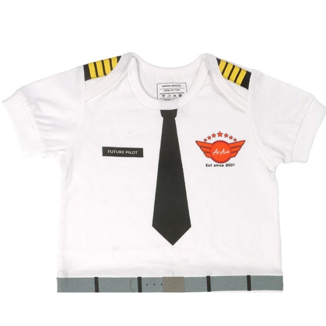 AirAsia Super Super Cute Mini Crew Romper Mini Pilot Romper