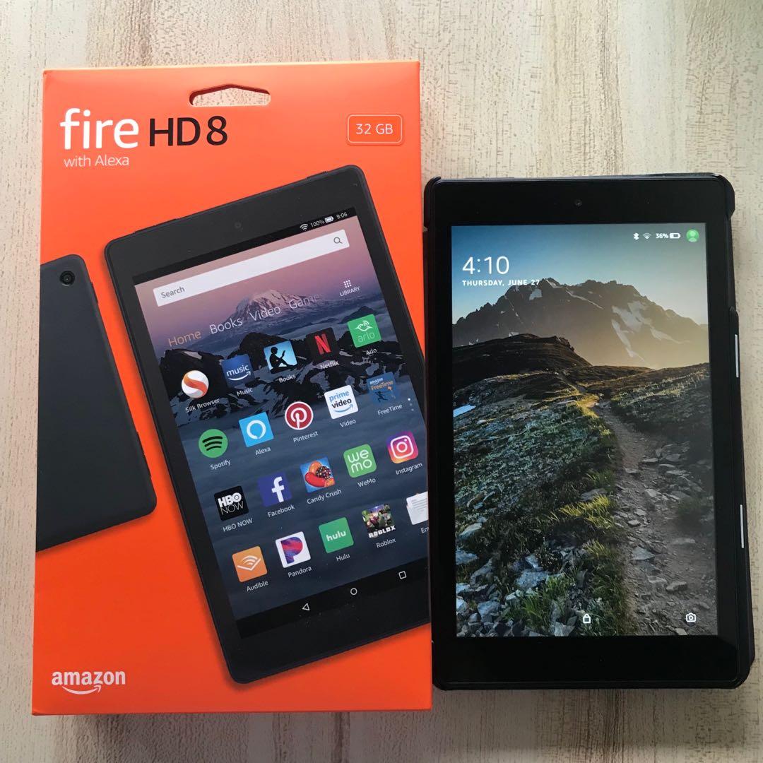 Kindle Fire HD 8 32gb No Ads!, Mobile Phones  Gadgets, Tablets, Android on  Carousell