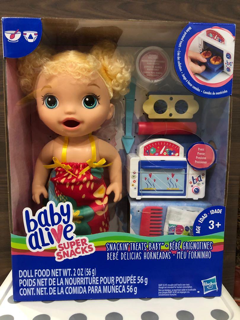 Baby alive snackin treats baby hotsell